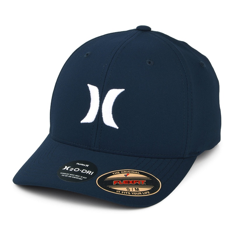 Hurley Hats H2O-Dri One & Only Flexfit Baseball Cap – Dark Navy Small/Medium