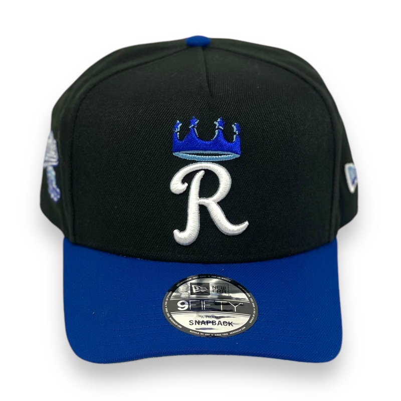 KANSAS CITY ROYALS (BLACK) (30TH ANN) “9FIFTY AFRAME” NEW ERA SNAPBACK