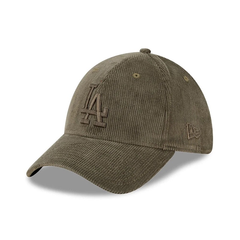 Los Angeles Dodgers 39THIRTY Cord Olive Cap XS-S