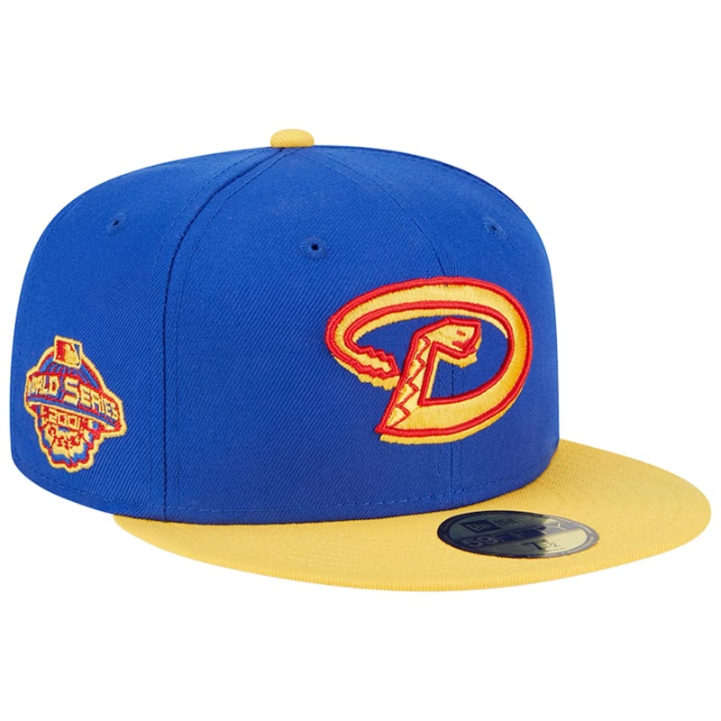 New Era Arizona Diamondbacks Blue/Yellow Empire 2023 59FIFTY Fitted Hat