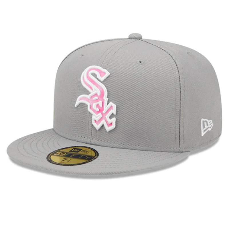 New Era Chicago White Sox Gray 2022 Mother’s Day On-Field 59FIFTY Fitted Hat