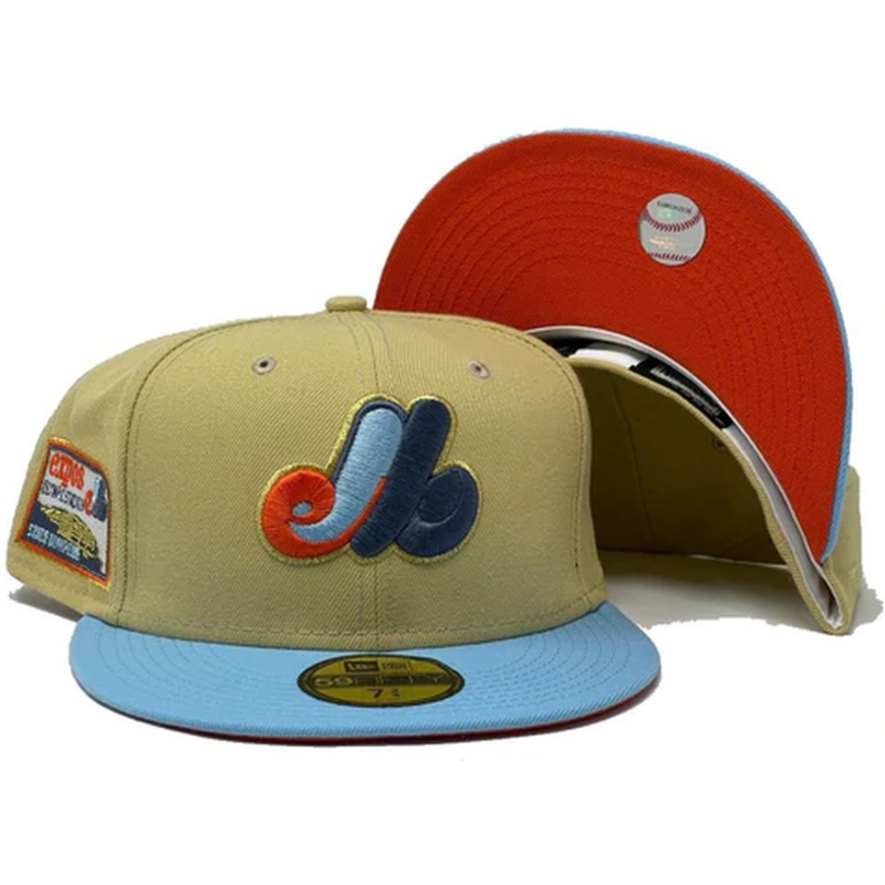 New Era Montreal Expos “Sunrise Gradient” Olympic Stadium 59FIFTY Fitted Hat