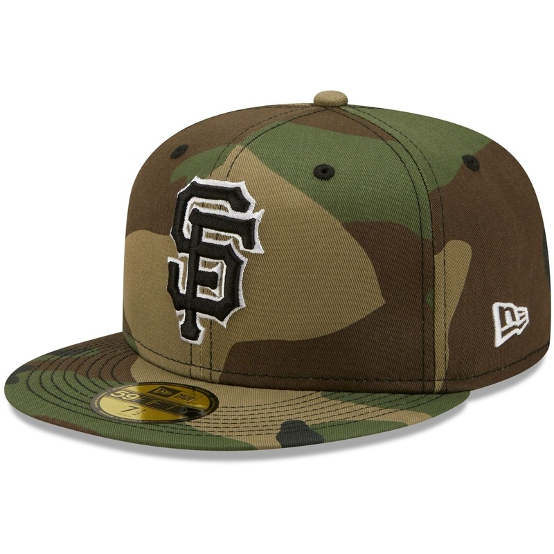 New Era San Francisco Giants Camo Tell It Goodbye Flame Undervisor 59FIFTY Fitted Hat