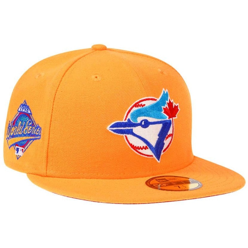 New Era Toronto Blue Jays 1993 World Series Flash Orange Glow 59FIFTY Fitted Cap