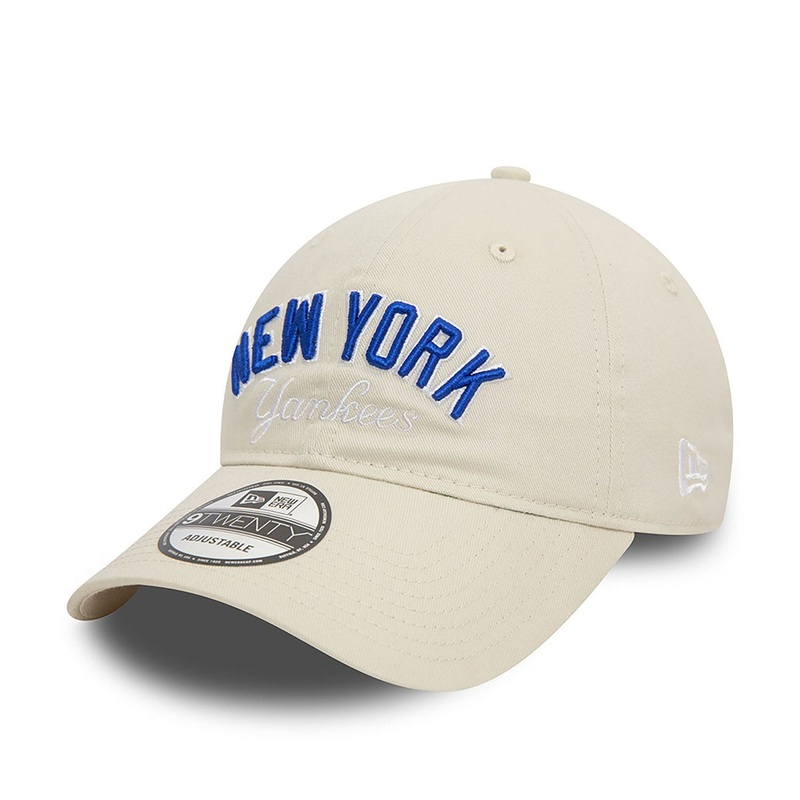 New York Yankees 9TWENTY MLB Wordmark Stone Cap One Size