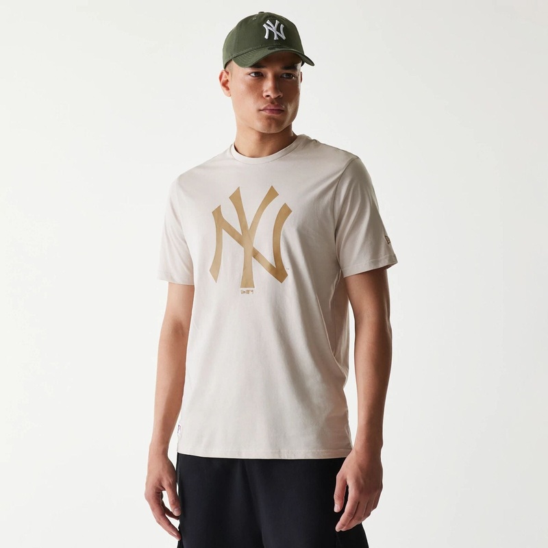 New York Yankees MLB Regular Cream T-Shirt XS