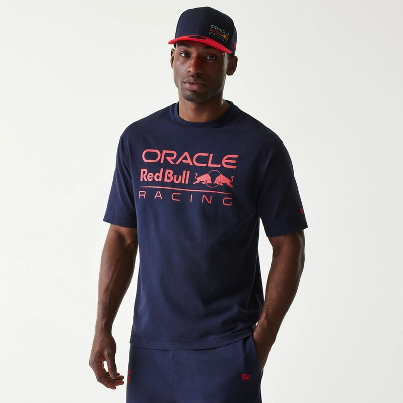 Red Bull Racing Dark Blue Oversized T-Shirt XS