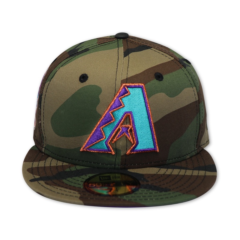 ARIZONA DIAMONBACKS (1998 INAUGURAL SEASON) NEW ERA 59FIFTY FITTED (PURPLE BOTTOM) 67/8