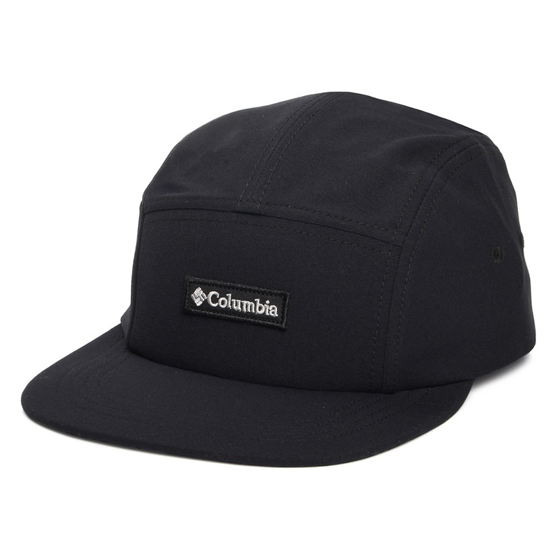 Columbia Hats Creek Side Water Repellent 5 Panel Cap – Black Adjustable
