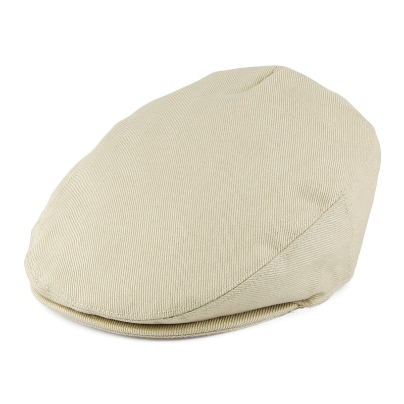 Jaxon & James Kids Cotton Flat Cap – Beige Kids Small/Medium
