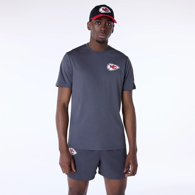 Kansas City Chiefs NFL Essentials Dark Grey T-Shirt XS