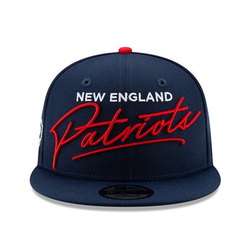 New England Patriots New Era SCRIPT TURN 9Fifty Snapback Adjustable Hat