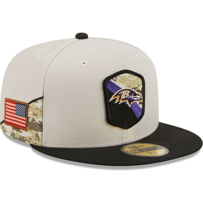 New Era Baltimore Ravens 2023 Salute to Service 59FIFTY Fitted Hat