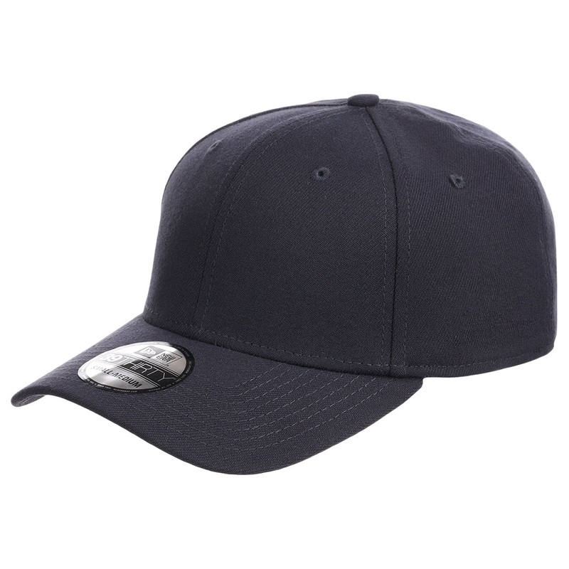 New Era Blank Poly 39THIRTY Cap – Midnight Navy L/XL