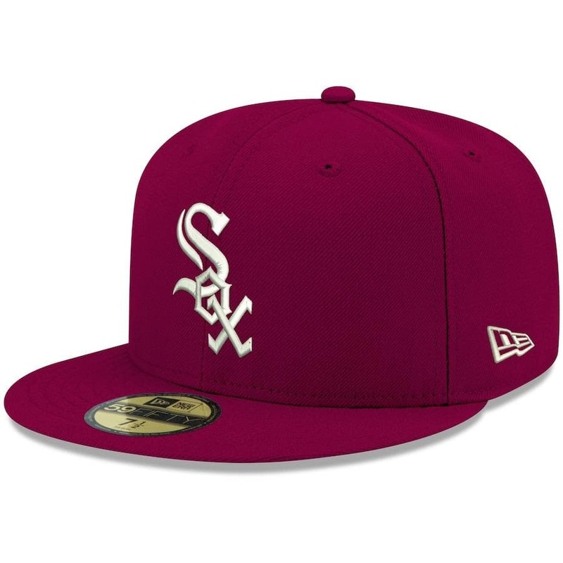 New Era Chicago White Sox Cardinal Logo 59FIFTY Fitted Hat
