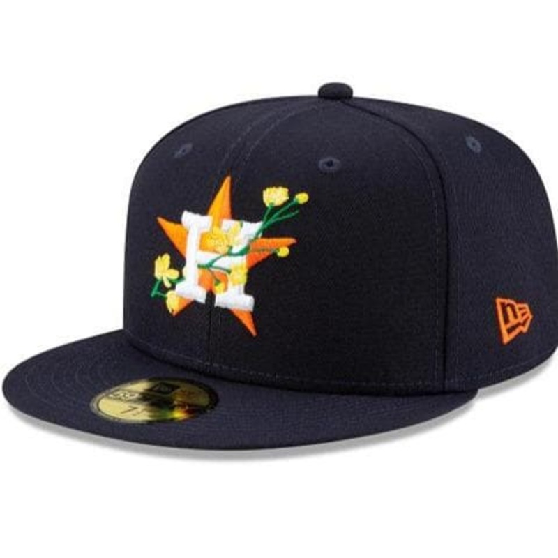 New Era Houston Astros Side Patch Bloom 59FIFTY Fitted Hat