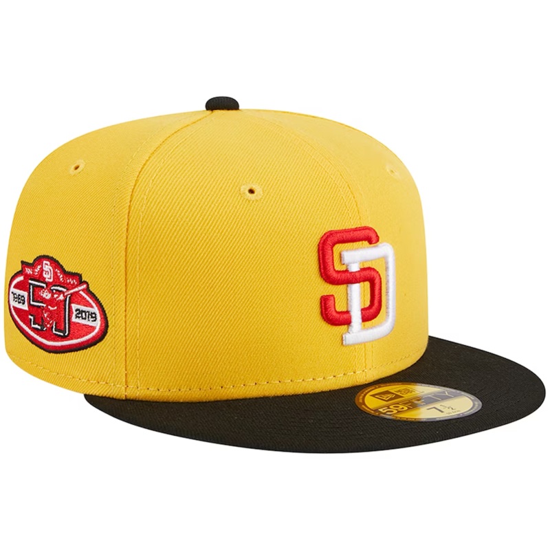 New Era San Diego Padres Yellow/Black Grilled 2023 59FIFTY Fitted Hat