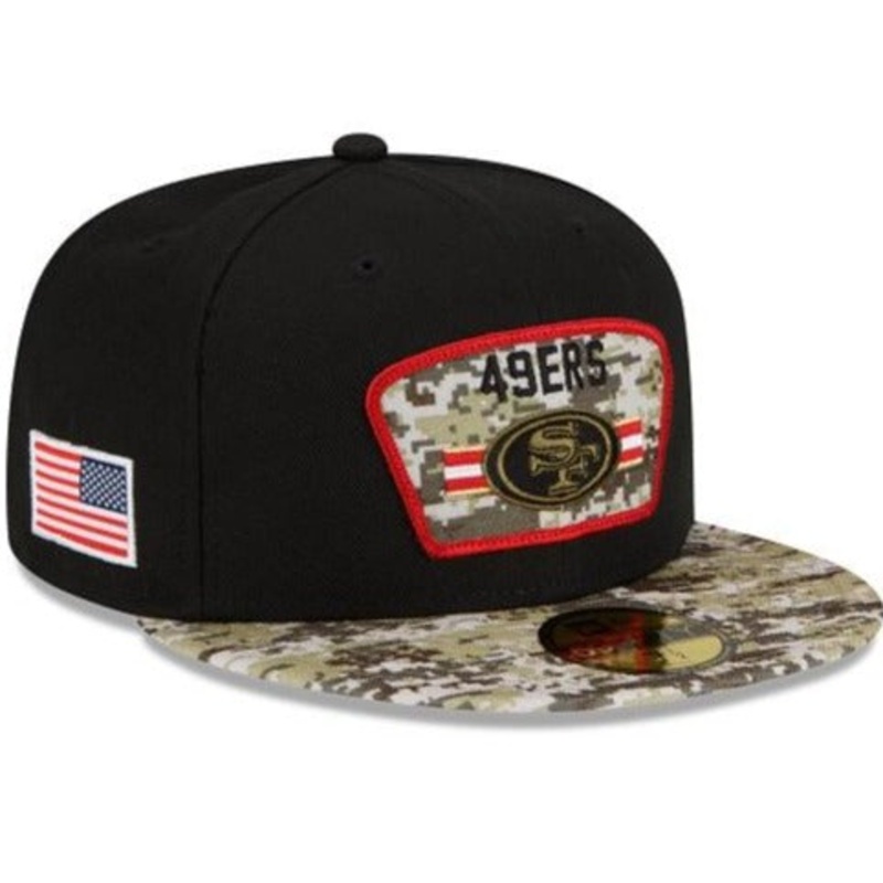 New Era San Francisco 49ers Salute To Service 2021 59FIFTY Fitted Hat