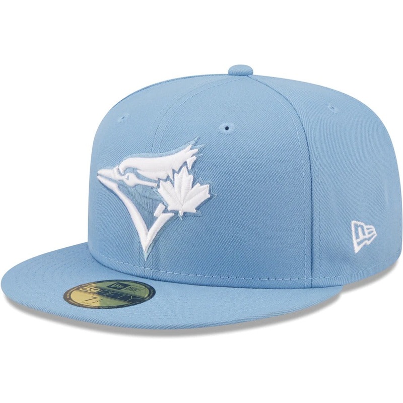 New Era Toronto Blue Jays Sky Blue Logo White 59FIFTY Fitted Hat