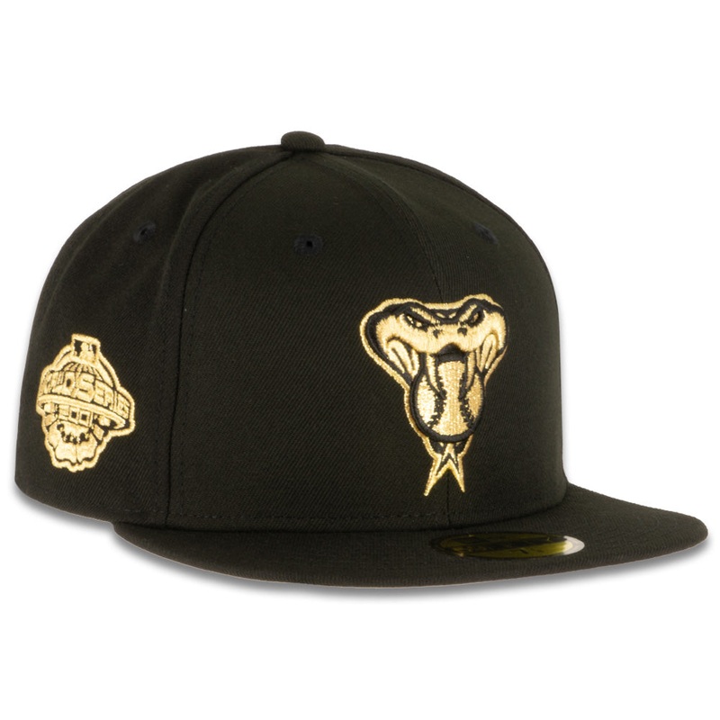 New Era x JS Arizona Diamondbacks Black & Gold 2023 59FIFTY Fitted Hat