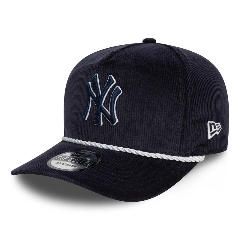 New York Yankees Pre Curved Cord Navy Golfer Cap S-M