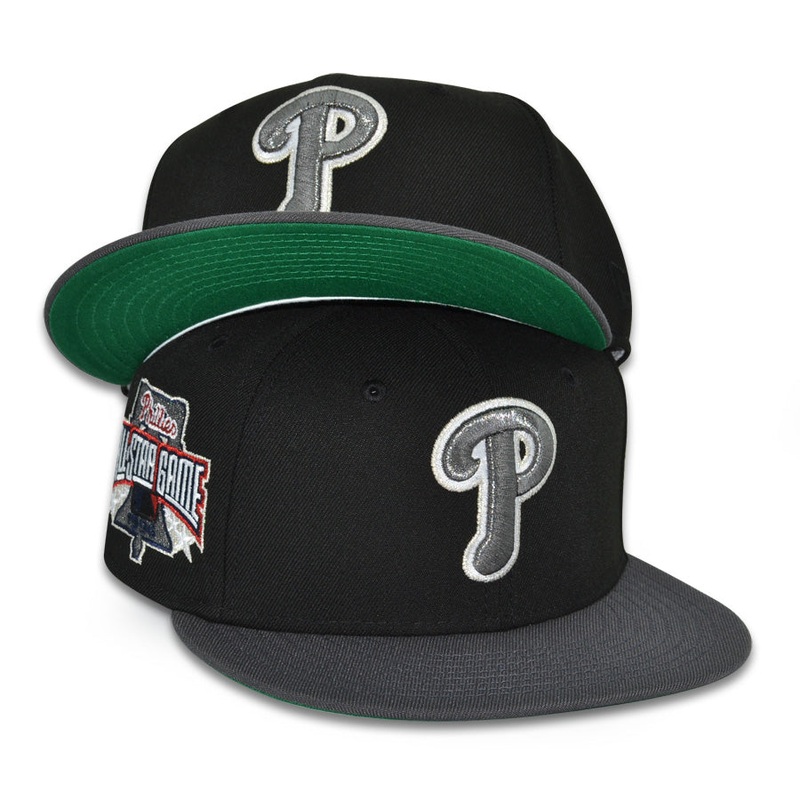 Philadelphia Phillies “SM3” Exclusive New Era 59Fifty Fitted Hat – Black/Dark Graphite 6 7/8