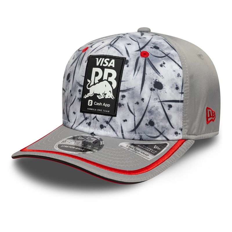Visa Cash App Racing Bulls Japan Race Special Grey 9SEVENTY Stretch Snap Adjustable Cap OSFM