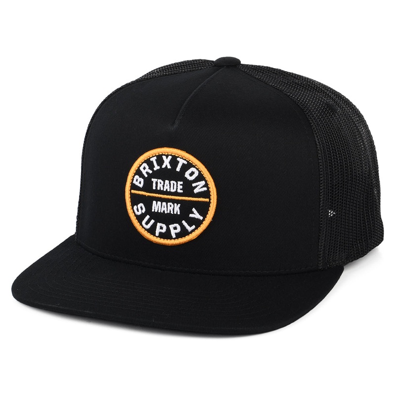 Brixton Hats Oath MP Trucker Cap – Black Adjustable