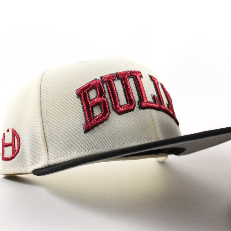BULLY x Halftime New Era 59Fifty Fitted Hat (Chrome White Black Gray Under brim) 7