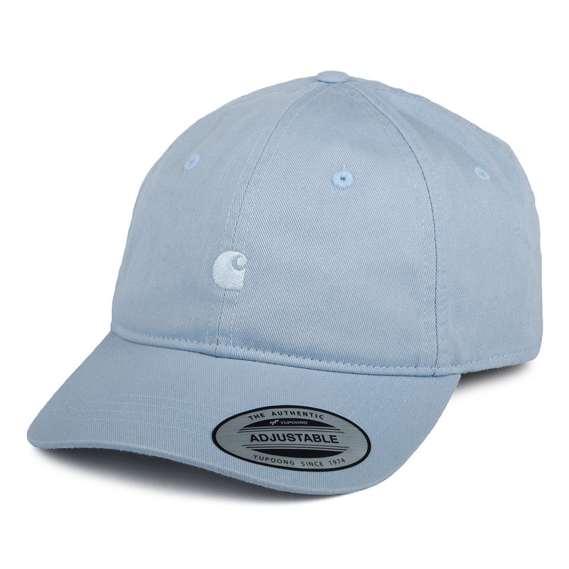 Carhartt WIP Hats Madison Logo Baseball Cap – Baby Blue Adjustable