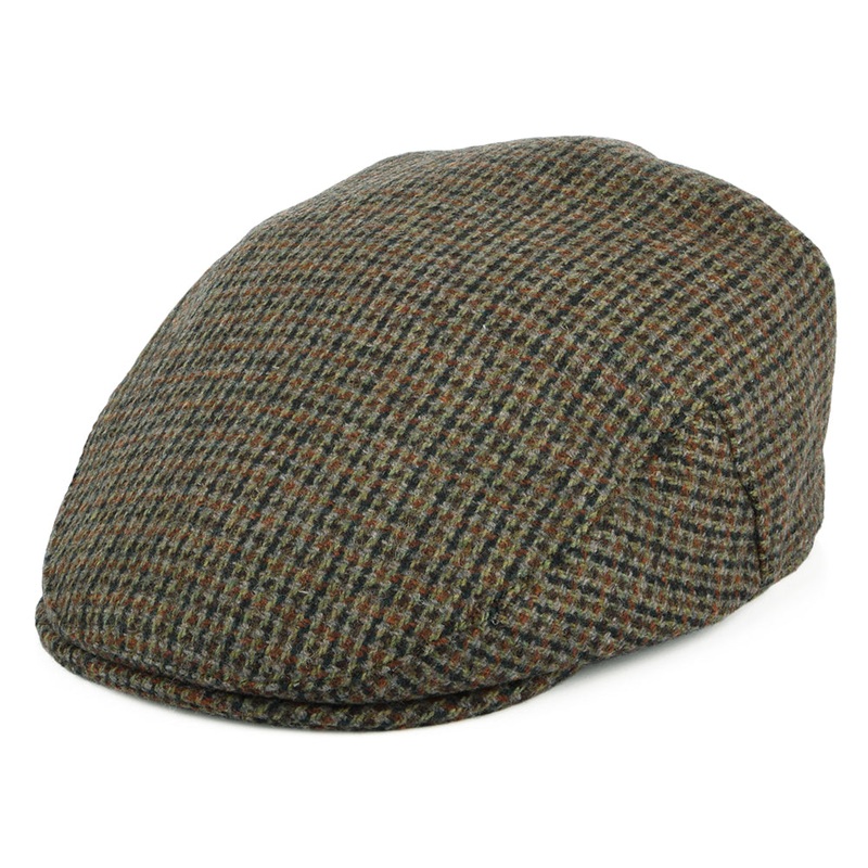 Failsworth Hats Worcester Wool Blend Flat Cap – Olive 55
