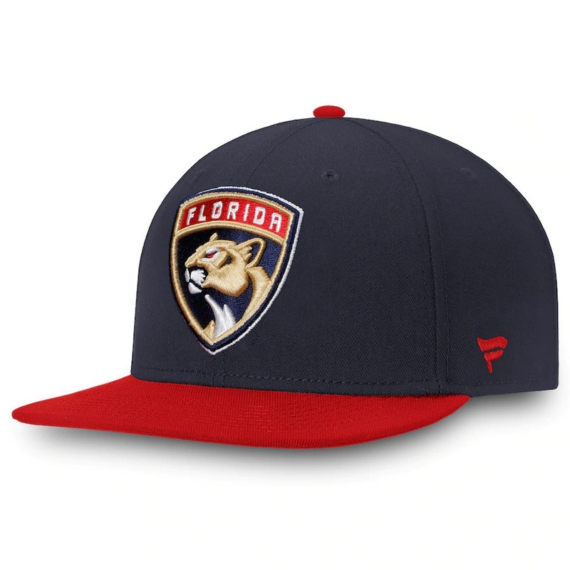 Fanatics Branded Florida Panthers Navy Core Primary Logo Fitted Hat