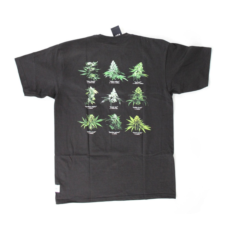 Huf Smokers Lounge Strains T-Shirt (Black) m