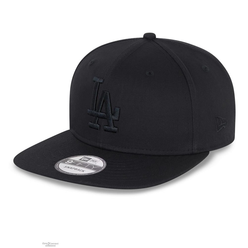 Los Angeles Dodgers 9FIFTY NOS MLB Black/Black Cap S-M