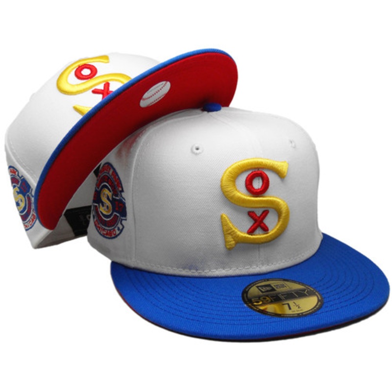 New Era Chicago White Sox White/Blue/Red 1917 World Series 59FIFTY Fitted Hat