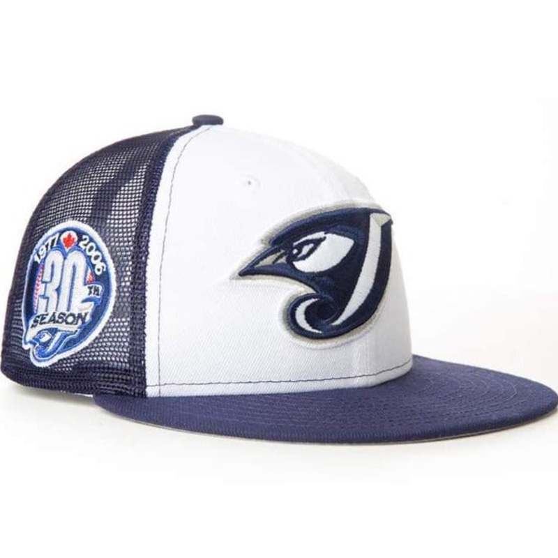 New Era Toronto Blue Jays Navy 30th Season Mesh Back 59FIFTY Fitted Hat