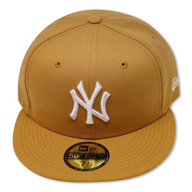 NEW YORK YANKEES WHEAT NEW ERA FITTED 67/8