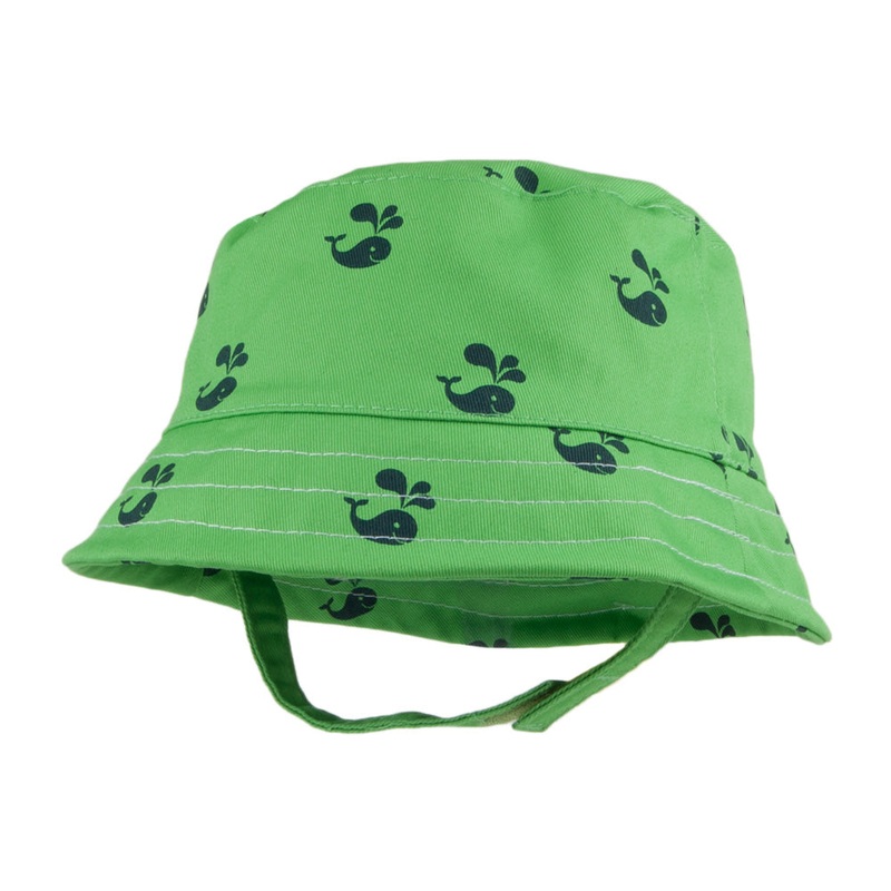 Scala Hats Kids Whale Bucket Hat – Green Kids – 1-Size
