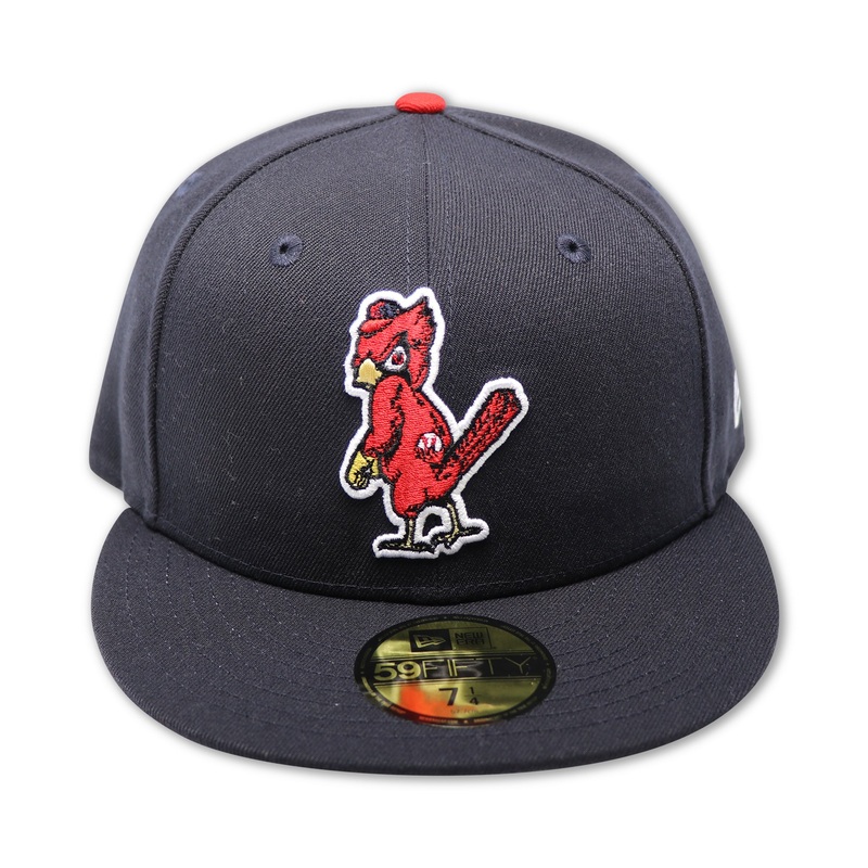 ST. LOUIS CARDINALS (NAVY) NEW ERA 59FIFTY FITTED (GREY BOTTOM) 67/8