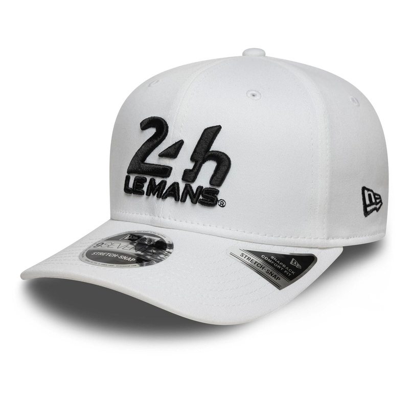 24HR Le Mans Core White 9SEVENTY Stretch Snap Adjustable Cap OSFM