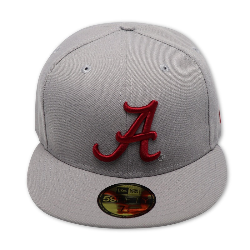 ALABAMA CRIMSON TIDE (GREY) NEW ERA 59FIFTY FITTED 67/8