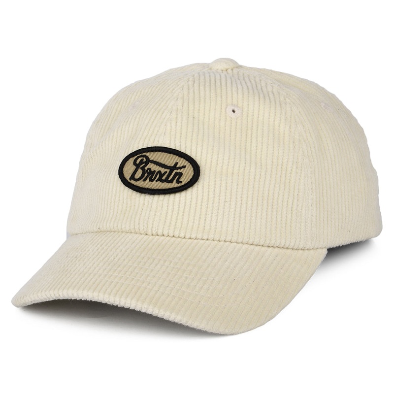 Brixton Hats Parsons LP Corduroy Baseball Cap – Sand Adjustable