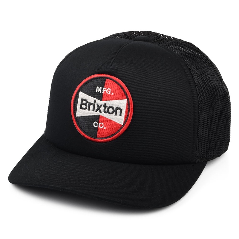 Brixton Hats Patron MP Trucker Cap – Black Adjustable
