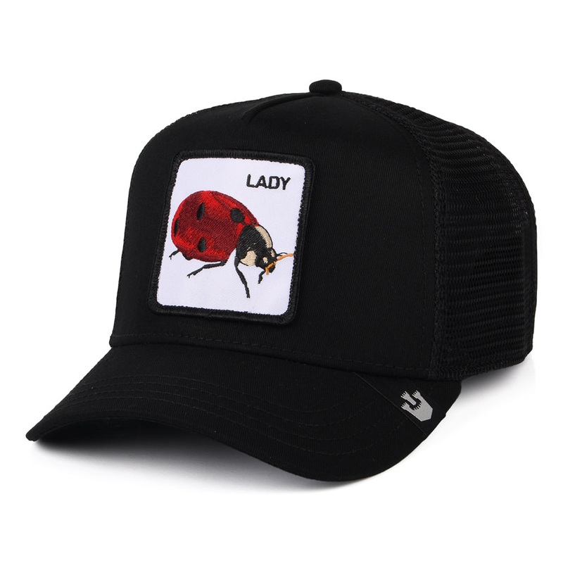 Goorin Bros. The Lady Bug Trucker Cap – Black Adjustable