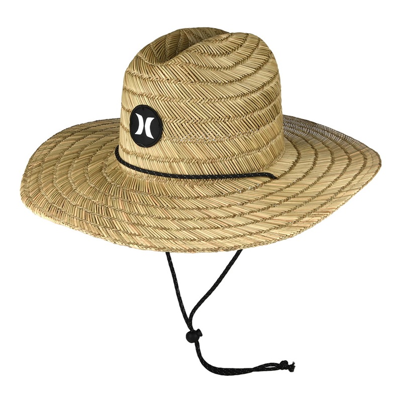 Hurley Hats Weekender Straw Lifeguard Hat – Natural 1-Size