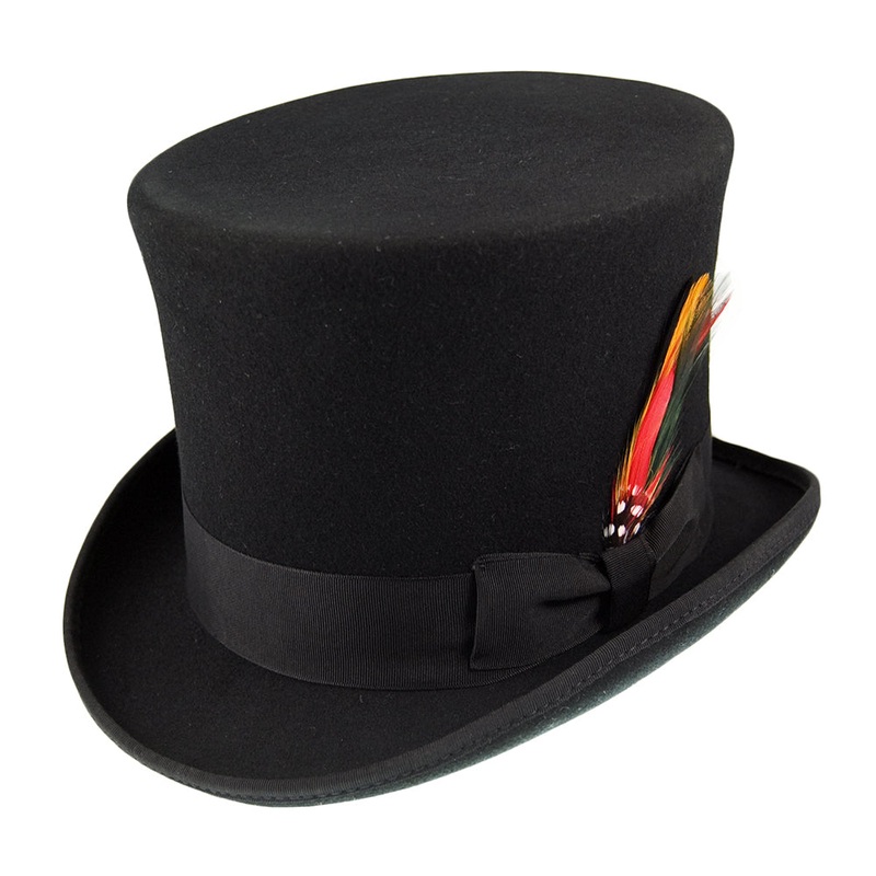 Jaxon & James Victorian Top Hat – Black 6 7/8
