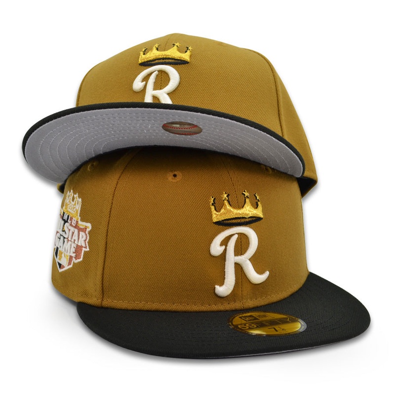 Kansas City Royals “RA ROYALS” Exclusive New Era 59Fifty Fitted Hat – New Gold/Royal 6 7/8