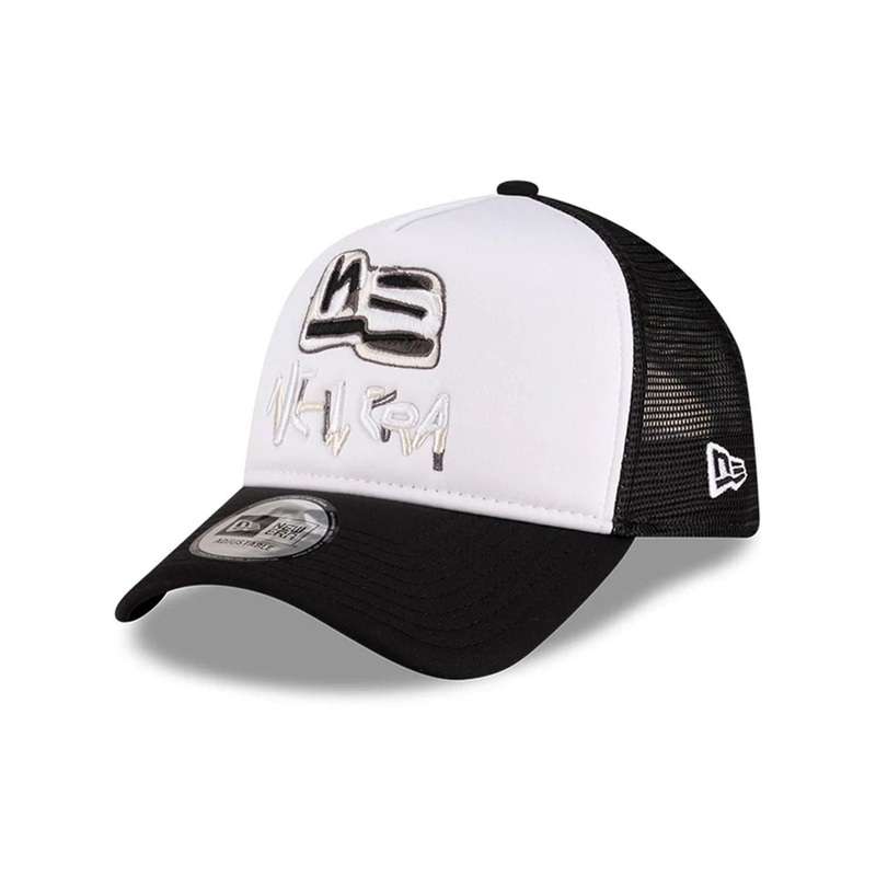 New Era Ochiai Shohei Black 9FORTY A-Frame Trucker Adjustable Cap OSFM