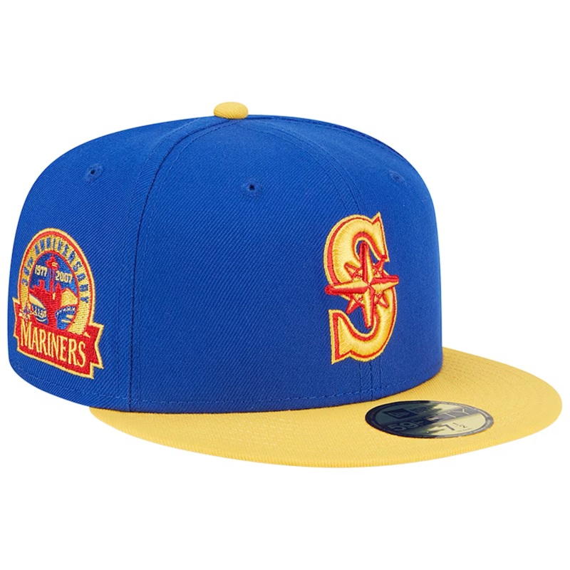 New Era Seattle Mariners Blue/Yellow Empire 2023 59FIFTY Fitted Hat