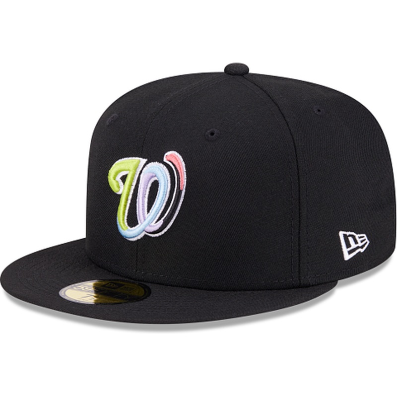 New Era Washington Nationals Colorpack Black 2023 59FIFTY Fitted Hat